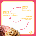 Himalayan Pink Salted Cashews 30g