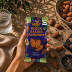 Black Salted Almonds 30g