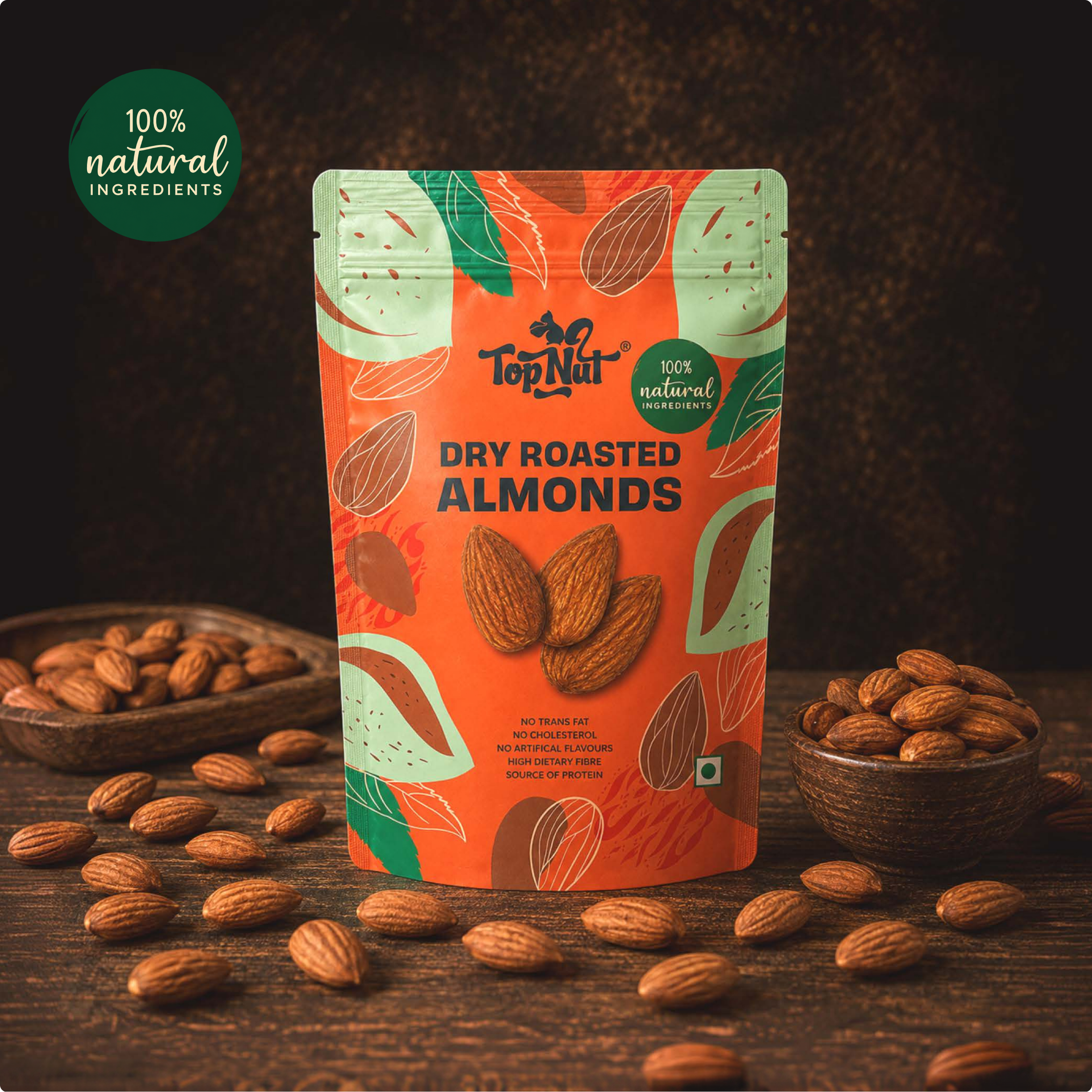 Dry Roasted Almonds
