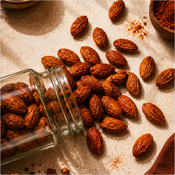 Smoked BBQ Almonds