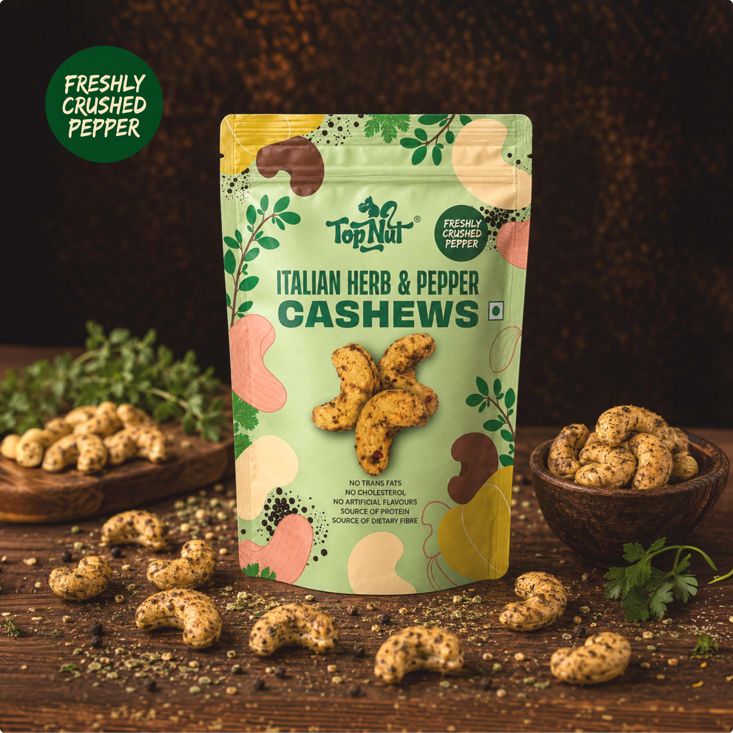 Italian Herb & Pepper Cashews