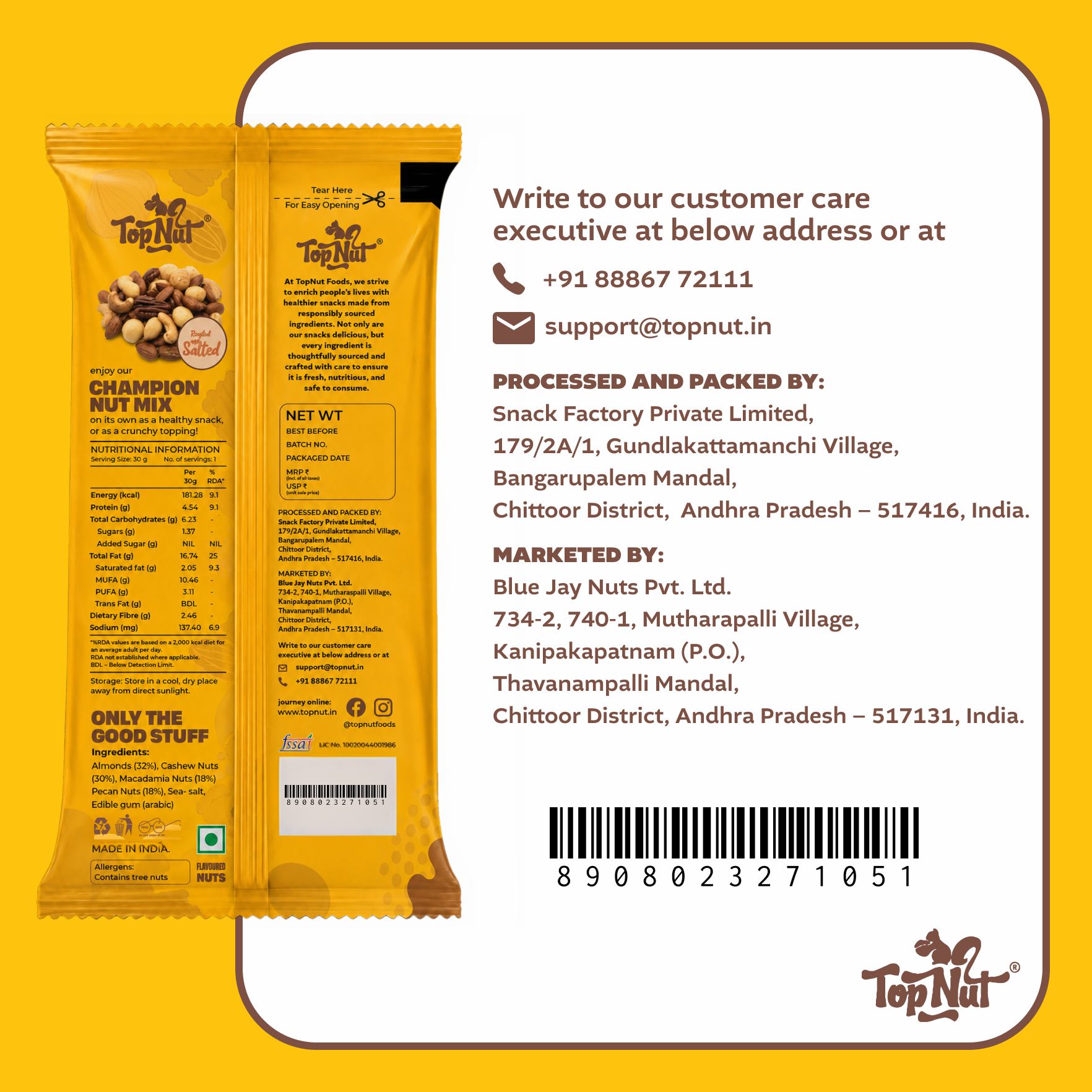 Champion Nut Mix 30g