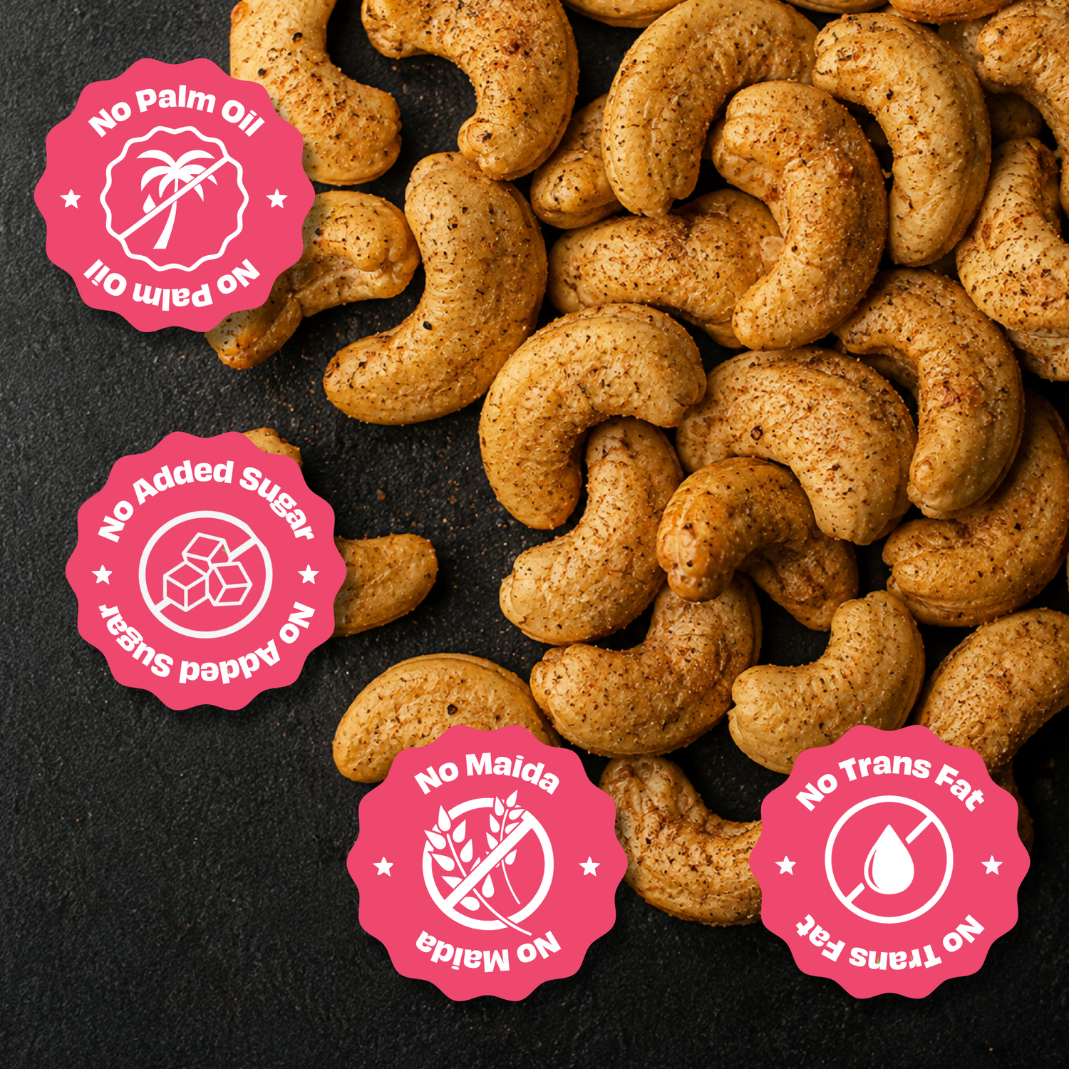 Himalayan Pink Salted Cashews