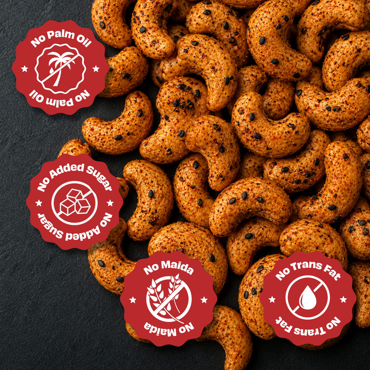 Sriracha Sesame Cashews 30g