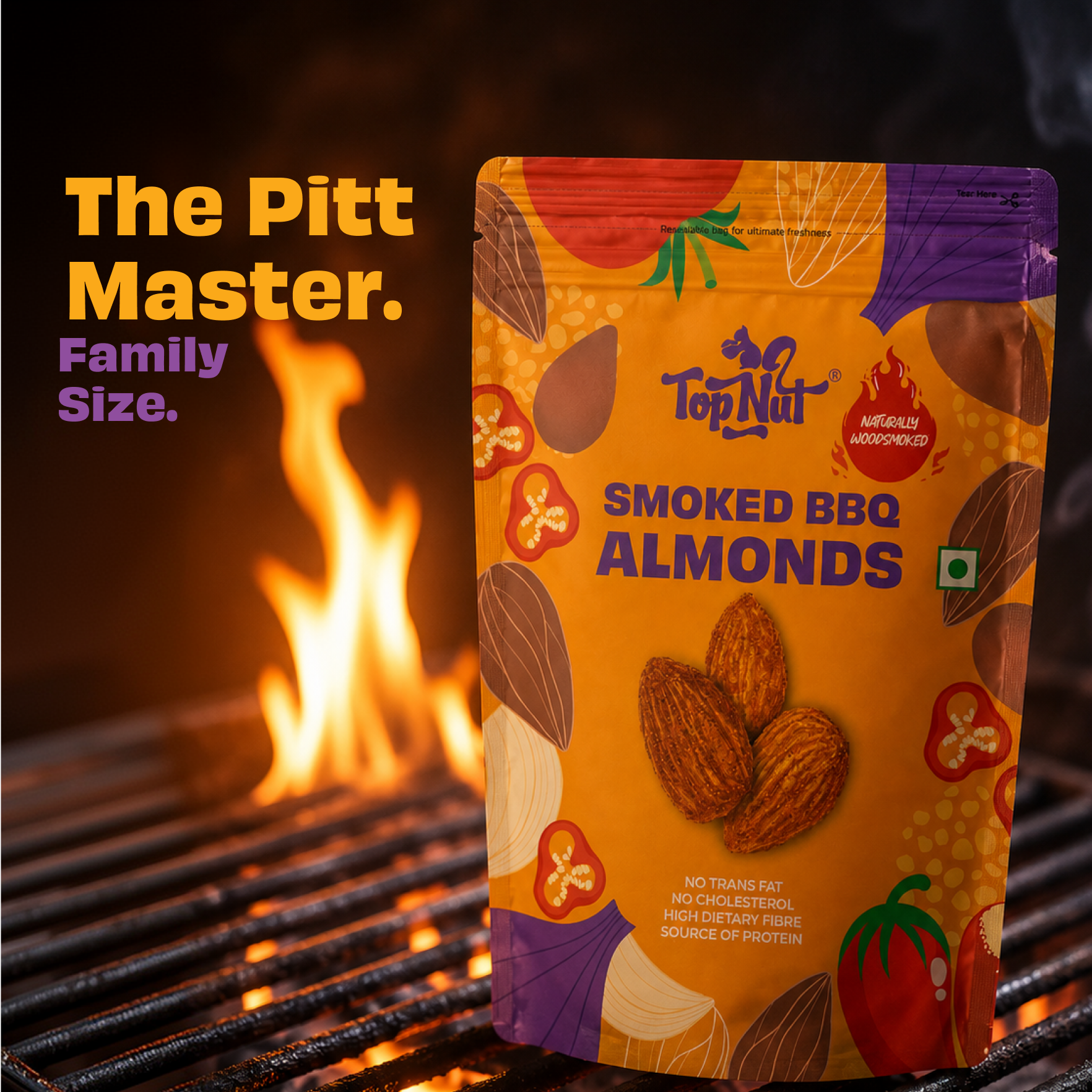 Smoked BBQ Almonds