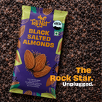 Black Salted Almonds 30g