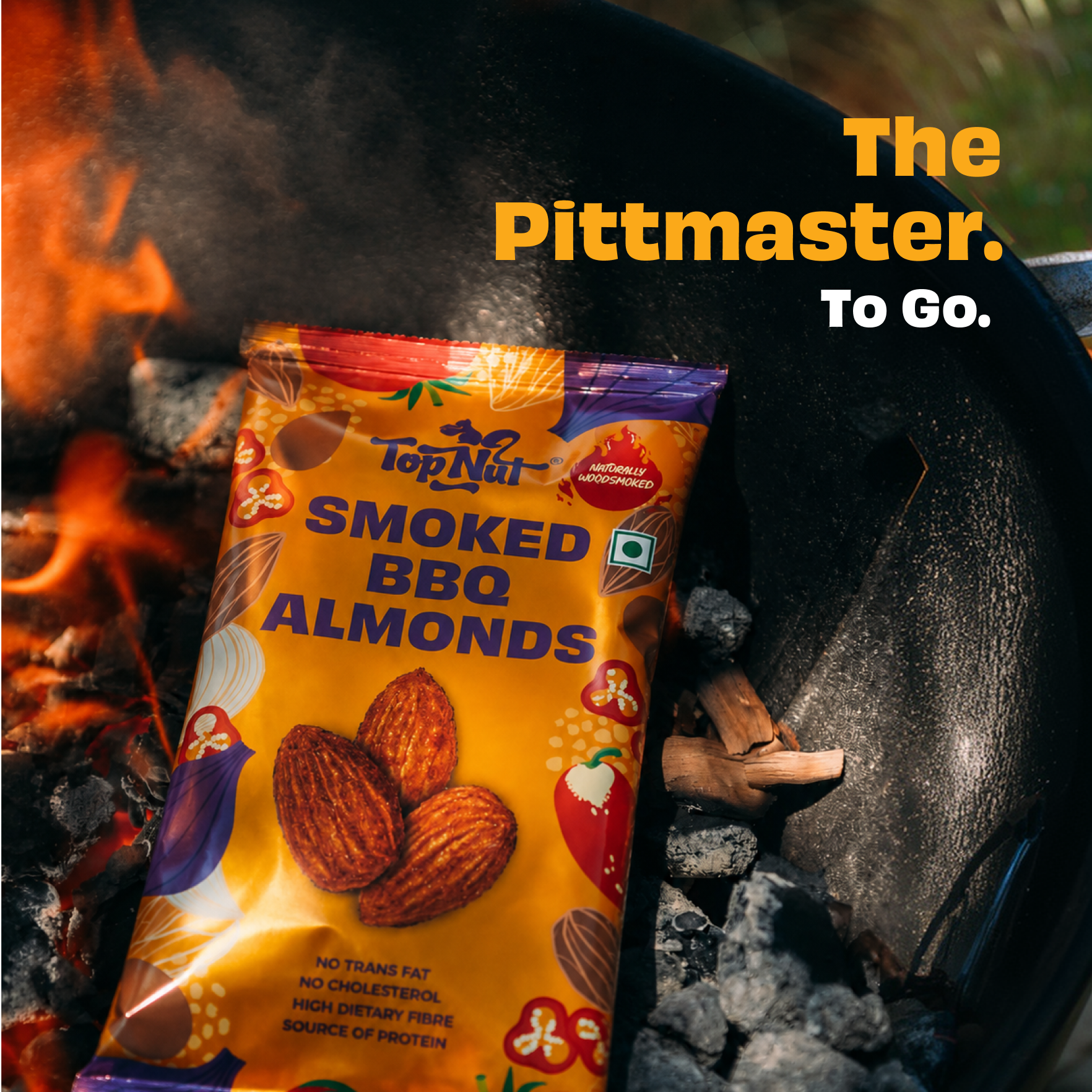 Smoked BBQ Almonds 30g