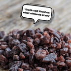 Black Salted Almonds