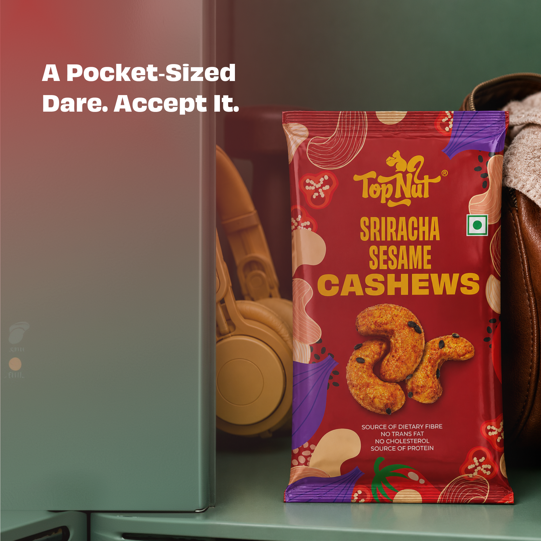 Sriracha Sesame Cashews 30g