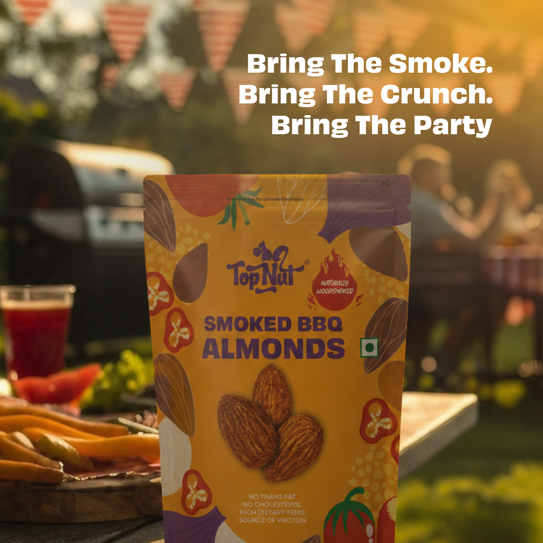 Smoked BBQ Almonds