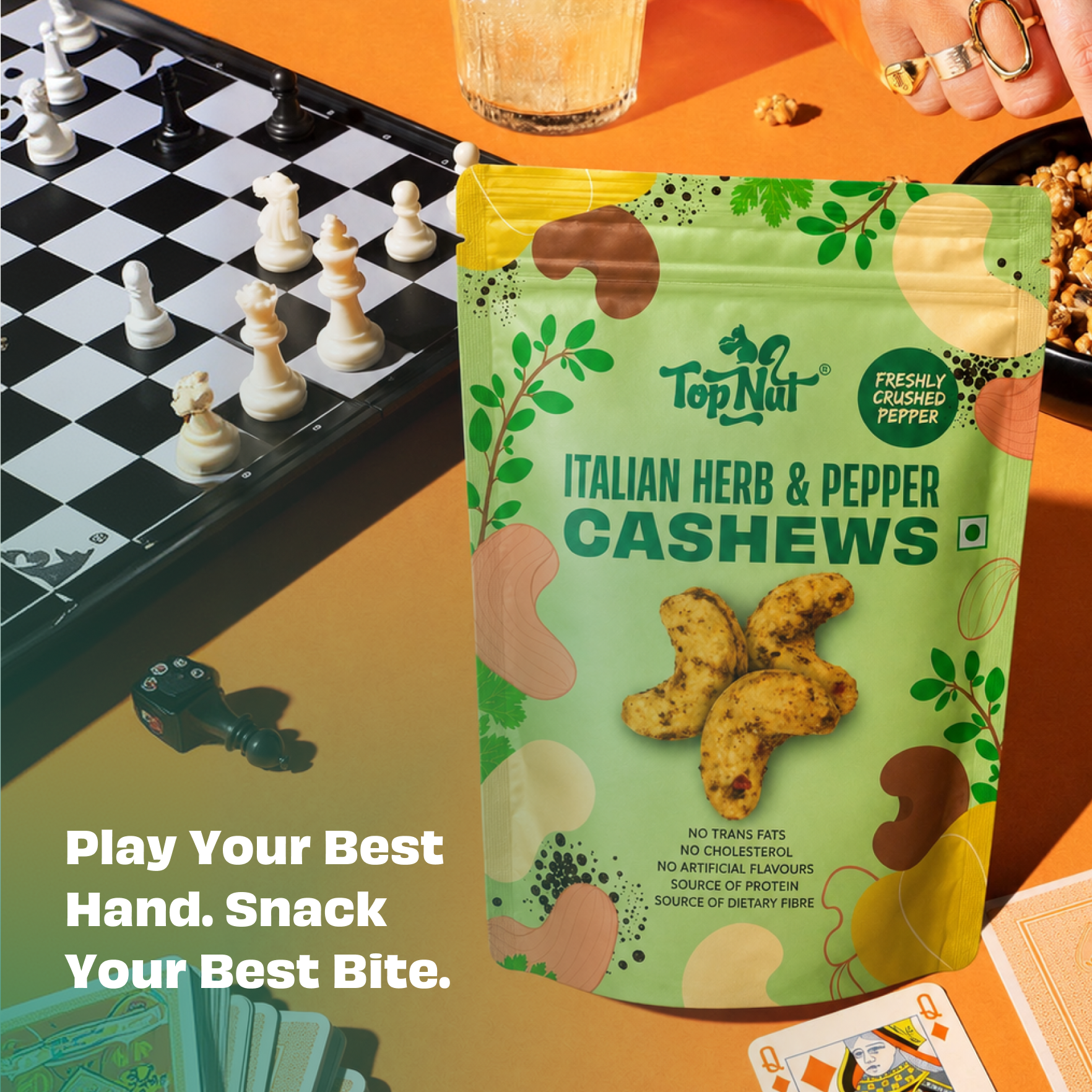 Italian Herb & Pepper Cashews